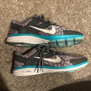 Nike Men's/Unisex Trainers - Teal, Gray & White